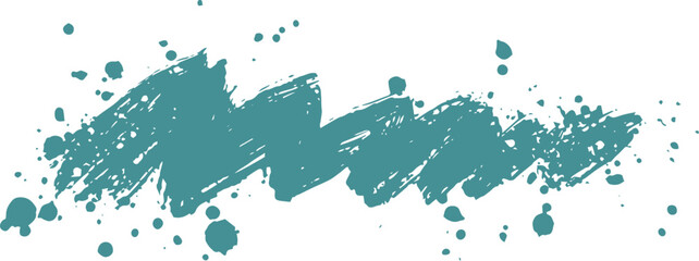Ink brush stroke, paint brush, Paint ink brush stroke for text. Grunge splashes, dirt stain, grunge spray, drops bolts. Vector