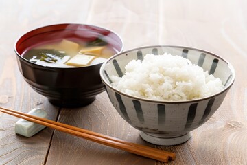 ご飯とお味噌汁