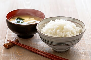 ご飯とお味噌汁