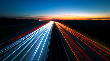 Colorful light trails with motion effect. high speed light effect on black background.acceleration speed motion on night road light and stripes moving fast over dark background abstract colorful 