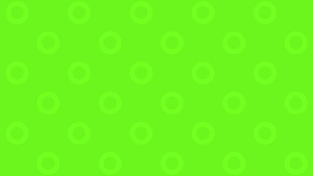 4K Light Green Abstract Animated Ring Emoji Motion Background, Seamless Looping 2D Animation Moving Background for Puzzle and Quiz Videos
