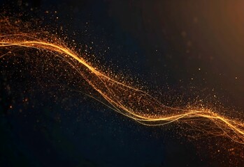 abstract technology particles lines mesh background
