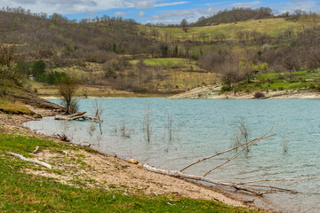 Paysage de la région des marches en Italie