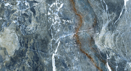 blue marble of Intricate Structure Of Granite Stone Texture Background