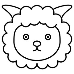 sheep animal icon