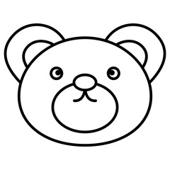 bear animal face