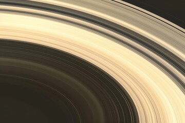 Close-up view of Saturn's Rings, With Intricate Details of Ring Structure And Delicate Shades of Color, Generative AI