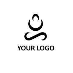 Fototapeta premium abstract logo design with black color