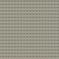 Web Seamless geometric pattern with circles. On a gray background.