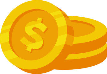 Gold Coin Illustration