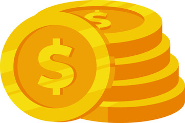 Gold Coin Illustration