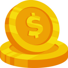 Gold Coin Illustration