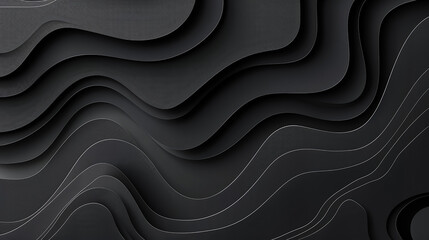 Luxury paper cut background. waves Cover template, geometric shapes, modern minimal banner.  Wavy banners. Color geometric form. Wave paper cut.