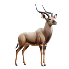 Obraz premium Isolated Animal on a Clear PNG Canvas, Generative AI