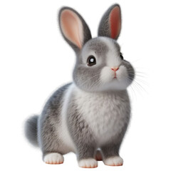 Obraz premium Isolated Animal on a Clear PNG Canvas, Generative AI