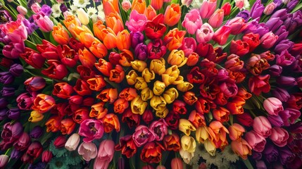 Beautiful Bouquet of Flowers in a Vase
