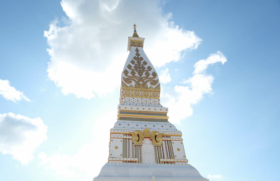 The most famous Landmark in Thailand of Phra That Phanom, Nakhon Phanom Province, Thailand.