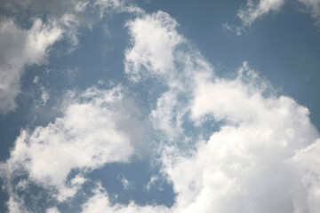 Clouds on the blue sky nature with space background wallpaper