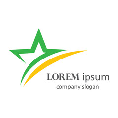 successful victory star logo design