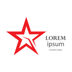 successful victory star logo design