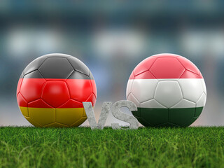 Football euro cup group A Germany vs Hungary