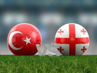 Football euro cup group F Turkey vs Georgia