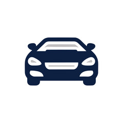 Automotive car logo design icon symbol workshop garage silhouette