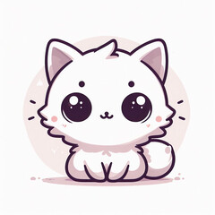 Obraz premium cat character