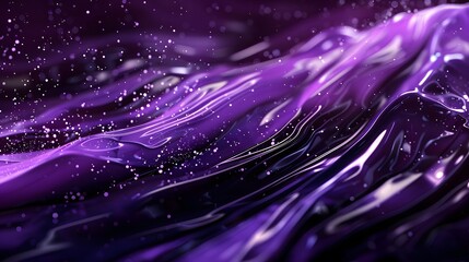 abstract purple liquid flowing