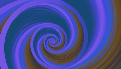 colored lines twist into a spiral. colorful radial geometric background	