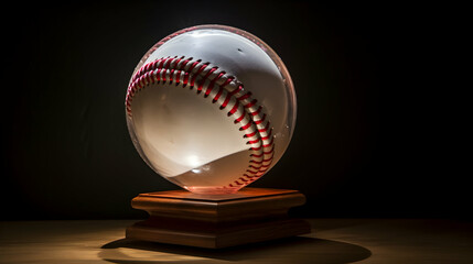 Baseball ball spotlight