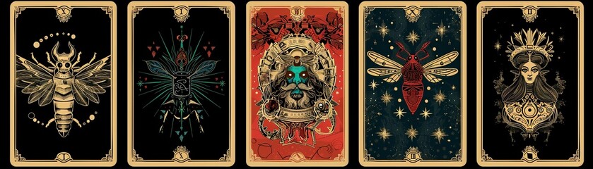 tarot, wasp, icon, musician, century , illustration