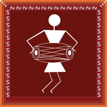 Indian Tribal Art  Warli Painting