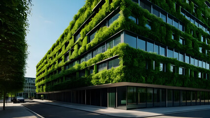 urban Environmentally Friendly Glass Office Building Incorporating Trees and green plant for Carbon Dioxide Reduction: A Green Approach to Workspace Design