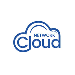 Network cloud logo, - cloud logo 