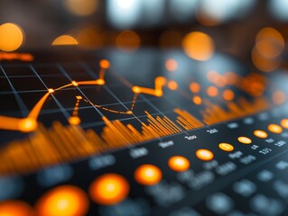 Digital composite of stock market data displays