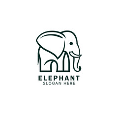 Professional and modern Elephant Vector Logo Design template. Sleek, versatile, and impactful