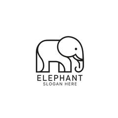 Professional and modern Elephant Vector Logo Design template. Sleek, versatile, and impactful