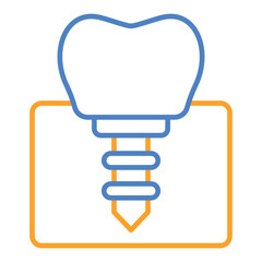 Dental Implant Icon