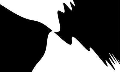 Black on white background. Black and white dissolve halftone grunge effect. Connection vector illustration - 778007996