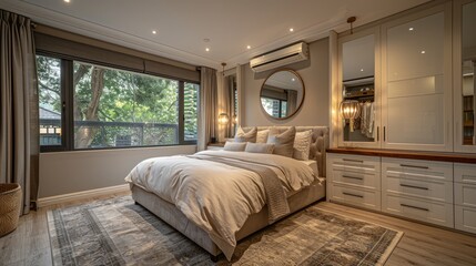 Well-Furnished Living Room and Kitchen