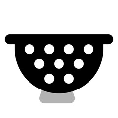 Kitchen black colored icon pack