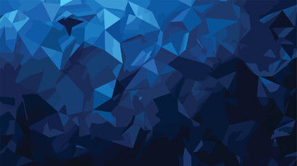Abstract Dark Blue Color Polygon Background Design 