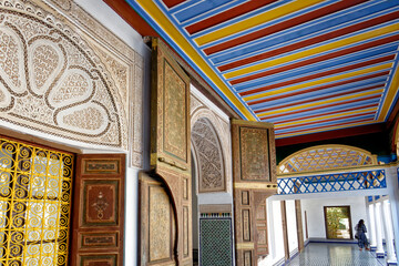 The Bahia palace, Marrakech, Morocco.