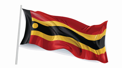 Angola flag vector illustration on a white background