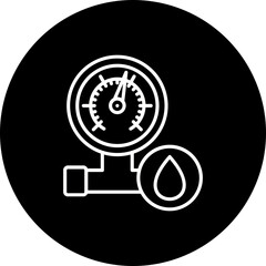 Obraz premium Water guage Icon