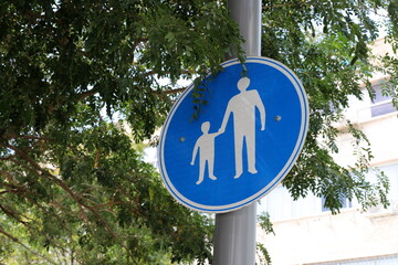 Road signs and directional signs on roads in Israel.