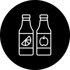 Juice bottles Icon