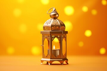Eid mubarak and ramadan kareem greetings with islamic lantern and mosque. Eid al fitr background