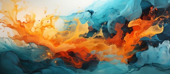 Colorful abstract painting background